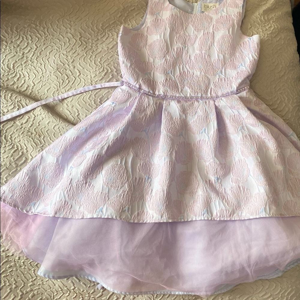 Girl size 16, Beautiful light purple dress with rhinestone trim
